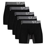 STEP ONE Mens Underwear Boxers 5-Pa