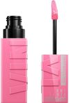 Maybelline New York Lip Colour, Smudge-free, Long Lasting up to 16h, Liquid Lipstick, Shine Finish, SuperStay Vinyl Ink, Upbeat