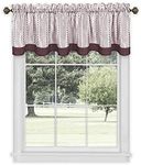 Achim Home Furnishings Westport Valance 58 x 14 - Burgundy