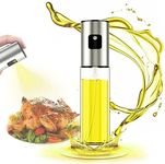 Oavostd Premium Olive Oil Sprayer for Cooking, 1 Pack Food-grade Olive Oil Spray Bottle with 304 Stainless Steel, 100ml Olive Oil Mister Spray Bottle for Cooking, Perfect for Salad, BBQ, Baking