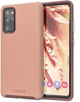 Crave Dual Guard for Samsung Galaxy S20 FE Case, Shockproof Protection Dual Layer Case for Samsung Galaxy S20 FE, S20 FE 5G - Blush