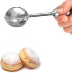 Flour Duster for Bread Baking – 7.1" Flour Sprinkler for Bread Baking with Spring Handle – 304 Stainless Steel, One-Handed Operation, Compact Size, Dishwasher Safe | Powdered Sugar, Cocoa and Spices