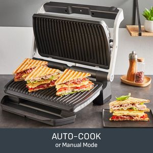 Tefal OptiGrill Plus XL Electric Grill – Extra Large, Adjustable Settings