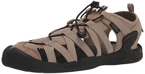 KEEN Men's Drift Creek H2 Sandal, Timberwolf/Black, 6.5 UK