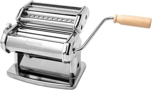 Imperia Italian Pasta Maker Gift Set – Silver, Machine with Ravioli Mold, Roller & Cutter