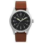 Timex Expedition North® Field Post Solar Eco-Friendly Leather Strap Watch (Model: TW2V00200JR)