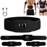 Apeborn Next Gen Ultra Muscle Fitness AB Belt, Adjustable Toning Belt, EMS Muscle Stimulator With 12 Modes & 19 Intensity Levels, Abdominal Muscle Toner Electronic Workout Fitness Device for Men Women