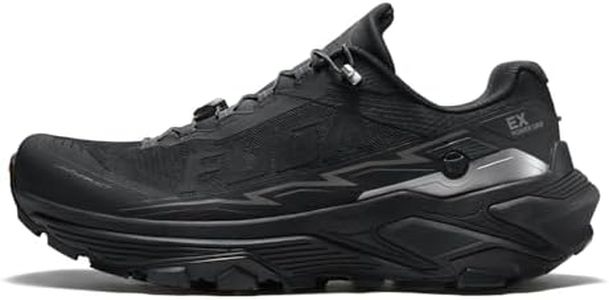 Fuga EX3 Men's Trail Running Shoes, Ultra Trail Running Sneakers Lightweight Breathable Non Slip Mountain Trail Shoes for Rugged Terrain Black