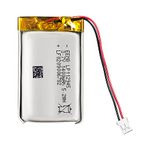 EEMB 3.7V Lipo Battery 1400mAh 112945 Lithium Polymer ion Battery Rechargeable Lithium ion Polymer Battery with JST Connector Make Sure Device Polarity Matches with Battery Before Purchase!