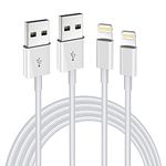 [MFi Certified] iPhone Charger 2pack 10FT Long Lightning Cable Fast Charging High Speed Data Sync USB Cable Compatible iPhone 13/12/11 Pro Max/XS MAX/XR/XS/X/8/7/Plus/6S iPad AirPods