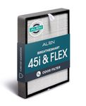 Alen BreatheSmart 45i/FLEX H13 True HEPA Replacement Filter - Medical-Grade Air Filter - 700-800 SqFt Coverage- 99.9% Airborne Particle Removal-Captures Allergens, Dust, Mold, Germs, Pet & Diaper Odor