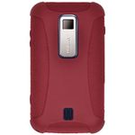 Amzer AMZ89677 Silicone Skin Jelly Case for Huawei Ascend M860 (Red)