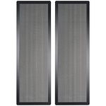 360mm x 120mm PC Case Dust Mesh Filter [2 Pack], Magnetic Frame Computer Fan Dust Mesh PC Cooler Filter Dustproof PVC Cover Grills - Black