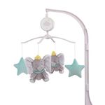 Disney Dumbo - Shine Bright Little Star Aqua, Grey & Yellow Musical Mobile, Aqua, Grey, Yellow