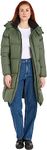 Calvin Klein Jeans Women Down Coat Long Puffer Winter, Green (Thyme), 3XL