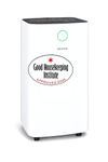 Devola 12L/day Low Energy Dehumidifier, Quiet & Energy Efficient (costs less than 5p per hour) Dehumidifiers for Home, Laundry Drying Dehumidifier, Dust Filter, Continuous drainage