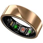 LUNA Ring (Buy Sizing Kit First) - Most Accurate Smart Ring, Track Sleep, Activity, Readiness, Stress, Menstrual Health And More - Upto 6 Days Battery - Size 6 - Rose Gold