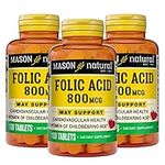 MASON NATURAL Folic Acid 800 mcg - 