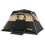 FanttikOutdoor Zeta C4 Pro Instant Cabin Tent 4 Person Camping Tent Setup in 60 Seconds with Rainfly & Windproof Tent with Carry Bag for Family Camping & Hiking, Upgraded Ventilation