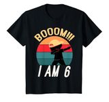Youth Dabbing Birthday Shirt 6 Years Old Birthday Outfit Boys T-Shirt