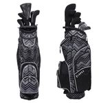 Nancy Lopez Golf - Erinn 18PC Complete Golf Clubs, Cart Bag Package Set - Chevron - Left Hand