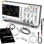 2 Channel Oscilloscope ADS1014D, 2in1 Oscilloscope and Signal Generator, 100MHz, Built-in 1GB Storage Space, ANA-Log Bandwidth, 1GSA/S Sampling Rate Intelligent Anti-Burn