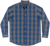 Double Pump Big and Tall Shirts for Men Long Sleeve Button Down Shirts from Size XL(T) to 6XL (T) Cotton (06,XXLT)