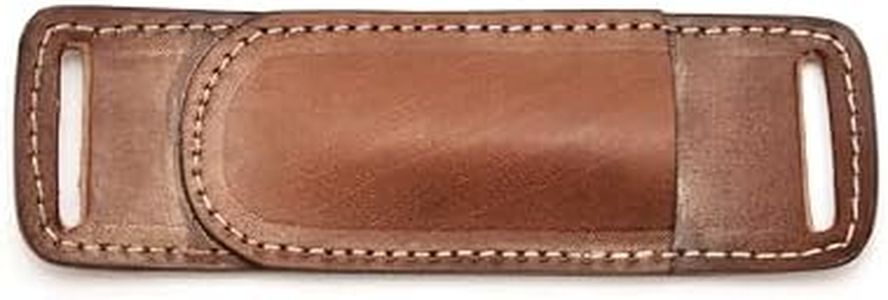 Leather Knife Sheaths for Belt, Knife Holster, Pocket Knife Sheath (Brown)