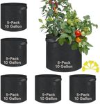 CGLEAM Grow Bags 10 Gallon 5 Pack L