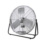 TPI Corporation F24-TE Industrial Workstation Floor Fan, Single Phase, 24" Diameter, 120 Volt