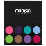 Mehron Makeup Paradise AQ Face & Body Paint 8 Color Palette (Pastel) - Face, Body, SFX Makeup Palette, Special Effects, Face Painting Palette for Art, Theater, Halloween, Parties and Cosplay