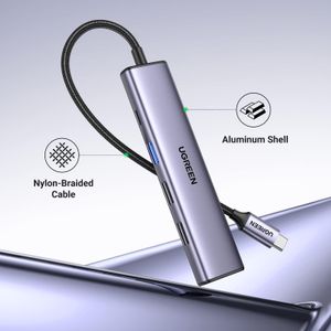 UGREEN 5-in-1 USB C Hub – Multiport Adapter with HDMI, USB, SD