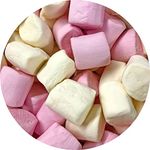 HUGE 1kg Vegan Marshmallows - 100% Vegetarian, Gluten Free, Palm Oil Free Mallows