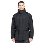 Berghaus Men's Cornice III Interactive Gore-Tex Waterproof Shell Jacket | Durable | Breathable Rain Coat, Black, M