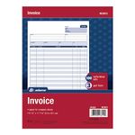 Adams Invoice Unit Set, 8.5 x 11.44 Inch, 3-Part, Carbonless, 100-Pack, White and Canary and Pink (NC3812)