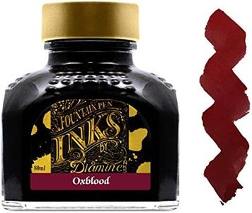 Diamine 80ml Fountain Pen Ink Bottle, Oxblood