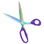 Winkwinky Dressmaking Scissor, 10 Inch Heavy Duty Titanium Fabric Scissor, Tailor Scissor, Dressmakers Shear for Altering, Sewing, Cutting Fabric & Clothes