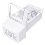 Upgraded WPW10558424 Refrigerator Ice Bucket Compatible with Whirlpool Ice Maker Replacement Parts W10558424 Whirlpool Ice Bucket WRS322FDAW01, WRS321SDHZ05, WRS321SDHZ00, WRS311SDHM00 Ice Bin