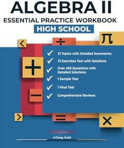 ALGEBRA II ESSENTIAL PRACTICE WORKBOOK: HIGH SCHOOL