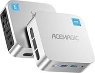 ACEMAGICIAN Vista Mini PC V1 Windows 11 Pro, Twin Lake-N N150(Upgraded N100, up to 3.6GHz), 16GB DDR4 RAM 512 M.2 2280 SSD Micro PC,Mini Computer with 4K Dual Display/HDMI/WiFi/BT/LAN for Office