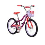 Schwinn Koen & Elm Toddler and Kids Bike, For Girls and Boys, 20-Inch Wheels, BMX Style, Kickstand Included, Chain Guard and Front Basket, Purple