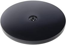 Funzhan 6 Inch Black Lazy Susan Kitchen Cabinet Acrylic Turntable 360°Rotating Plastic Turntable Display Stand TV Laptop Computer Monitor