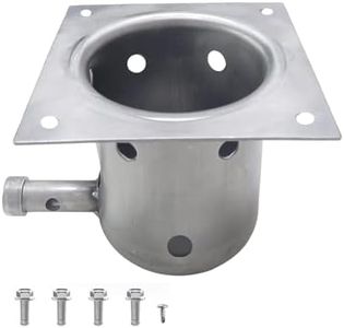 FCCUM Fire Burn Pot Replacement Parts for Traeger Pellet Grill,Compatible with Traeger Grill and Most Pit Boss Grills
