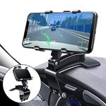 SEVAM Trending Chimti Car Mobile Holder for Dashboard Anti-Slip Vehicle Mobile Clip Stand for All Smartphones Size Upto 6.5" Inch (Black)