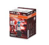 OSRAM NIGHT BREAKER LASER HB3, +150% more brightness, halogen headlight lamp, 9005NL, 12V, folding box (1 lamp)