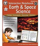 Mark Twain Earth & Space Science Interactive Books, Grades 5-8, Geology, Oceanography, Meteorology, and Astronomy Books, 5th Grade Workbooks and Up, Classroom or Homeschool Curriculum