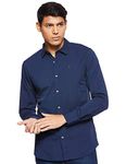 Tommy Jeans Men's Original Stretch Casual Shirt, Blue (Black Iris 002), XL