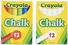 Crayola Non-Toxic White Chalk(12 ct