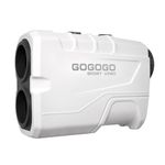 Gogogo Sport Vpro Golf Rangefinder 900 Yards Slope Laser Range Finder with Pinsensor & Flag-Lock, 6X Magnification, Pulse Tech (900 Yards)