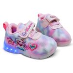 FootStation Kids' Colorful & Playful Girls' Sneakers (Pink, UK Footwear Size System, Toddler, Women, Age Range, Medium, 15 Months, 18 Months)